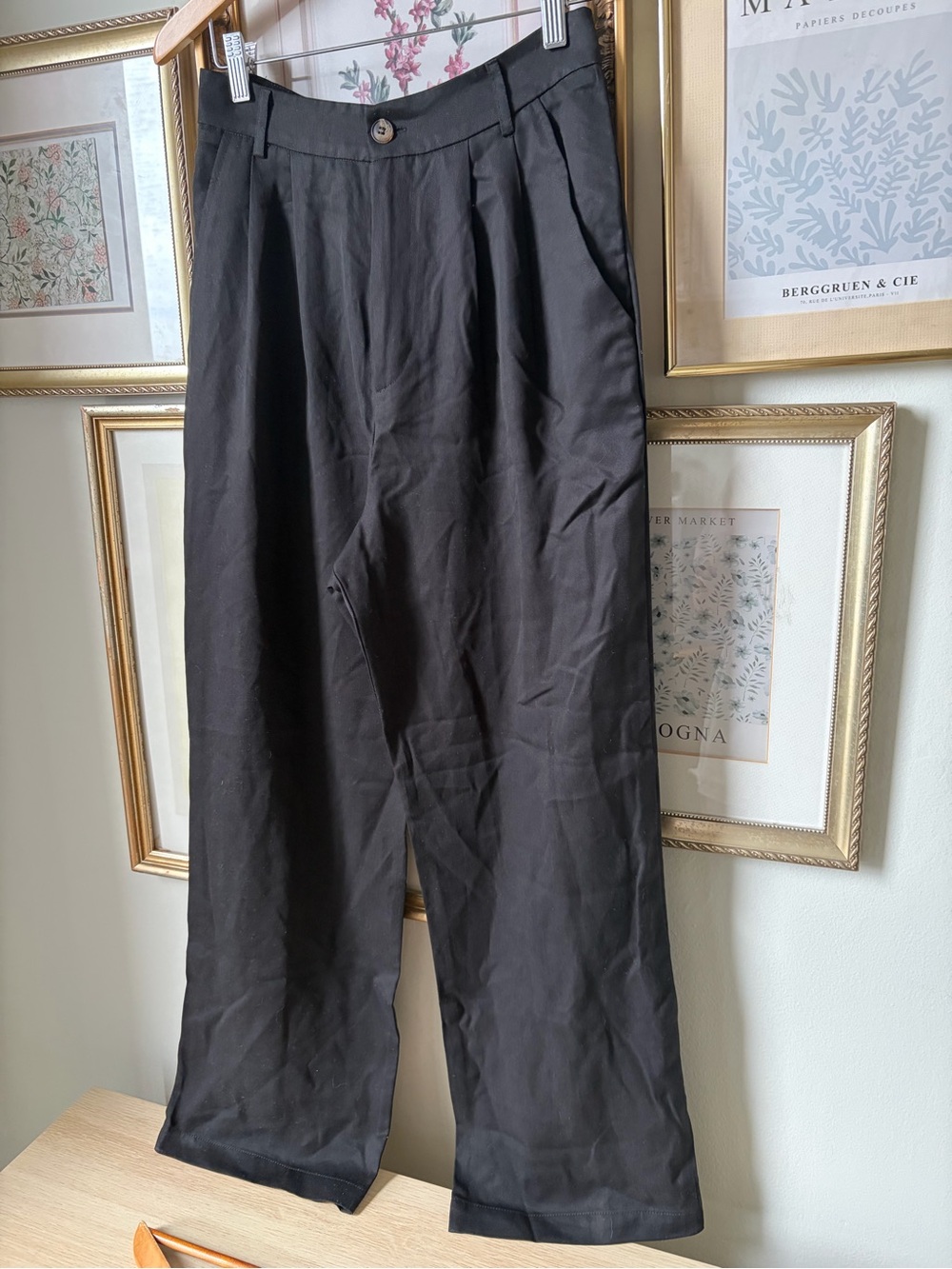 Reformation Mason Pants Black 4 - Picture 7 of 12